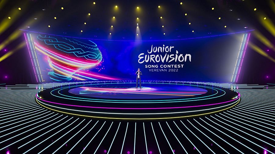 Render del escenario de Eurovisión Junior 2022