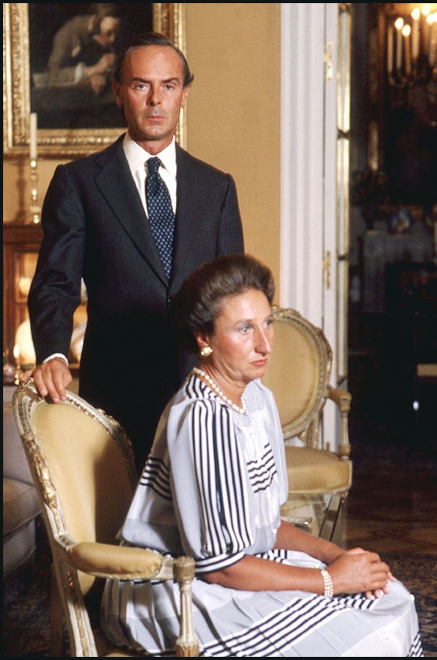 Posado de Margarita de Borbón y Carlos Zurita