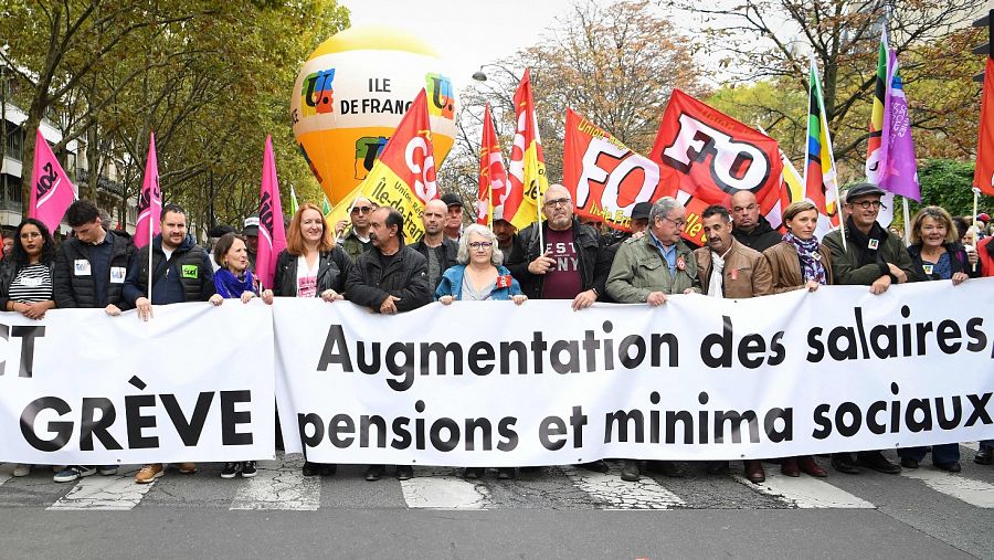 La huelga en Francia para subir los salarios tiene un alcance limitado, pero puede prolongarse en el sector energético