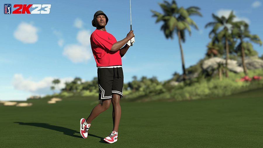 Michael Jordan, apasionado golfista, en el videojuego PGA Tour 2K23
