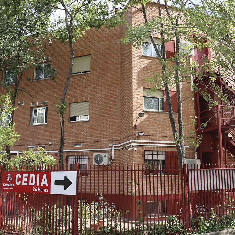 Patio trasero de CEDIA Madrid