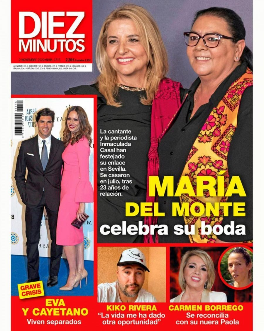 Portada de la revista Diez Minutos, miércoles 26 de octubre