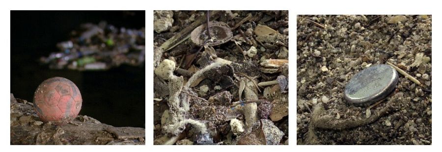 Objetos que llegan al tanque de tormentas