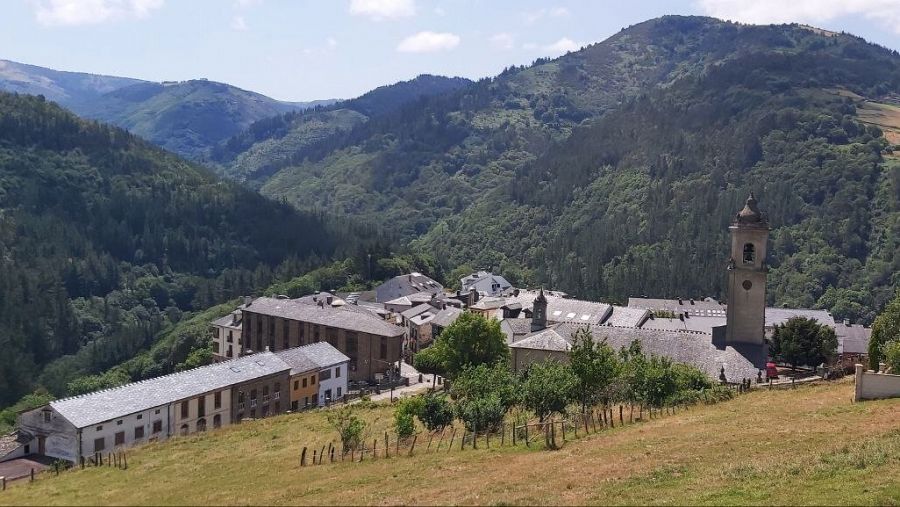 Vistas de Taramundi, Asturias.