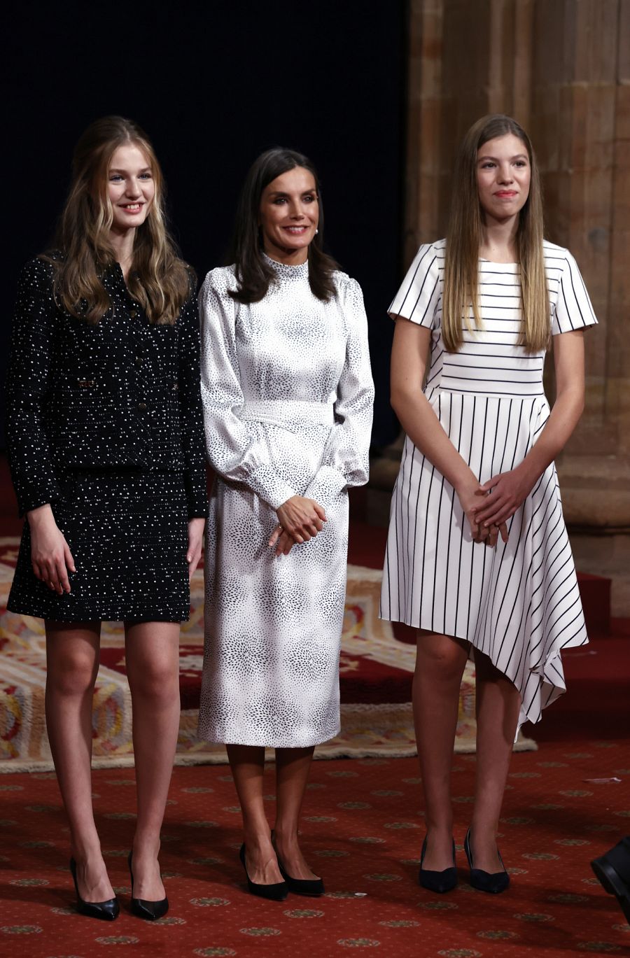 La princesa Leonor en su encuentro con los premiados