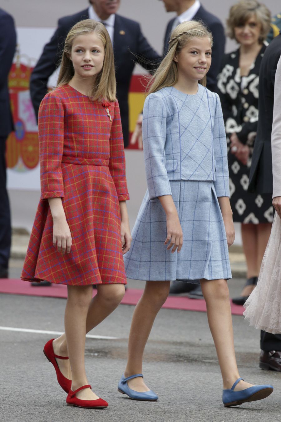 La princesa Leonor y la infanta Sofía en 2018