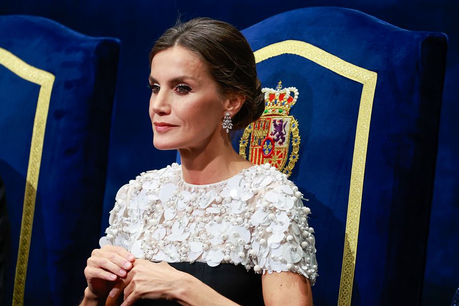 La reina Letizia durante la entrega de los Premios Princesa de Asturias