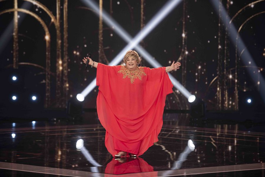 La cantante Karina durante el programa 'Benidorm Fest 2023: los elegidos'.