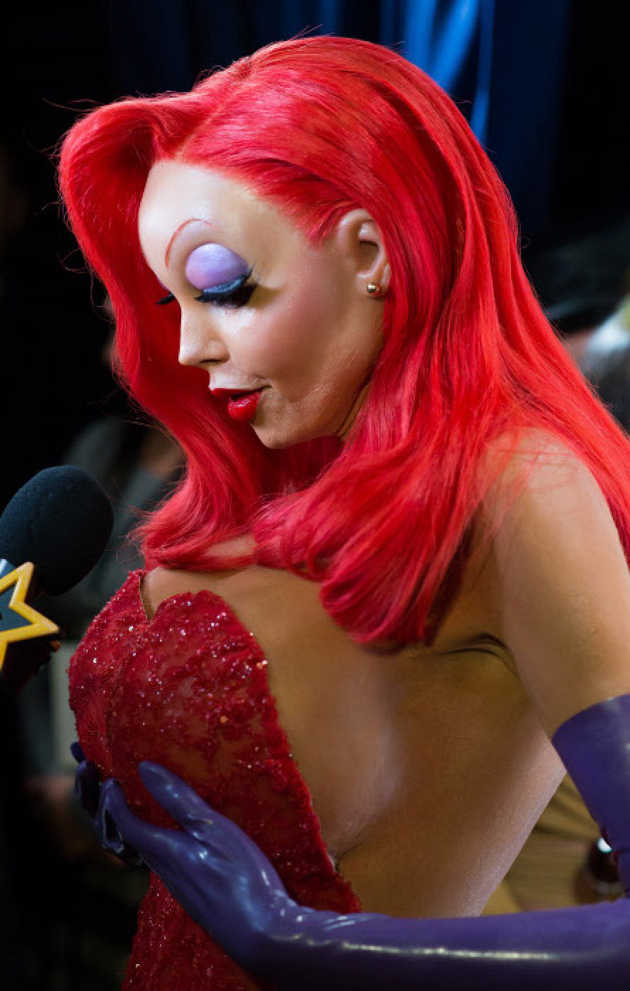 Heidi Klum como Jessica Rabbit en 2015