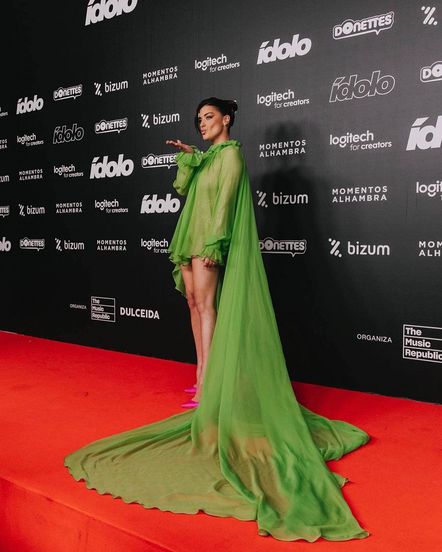 Dulceida en el photocall de los Premios Ídolo