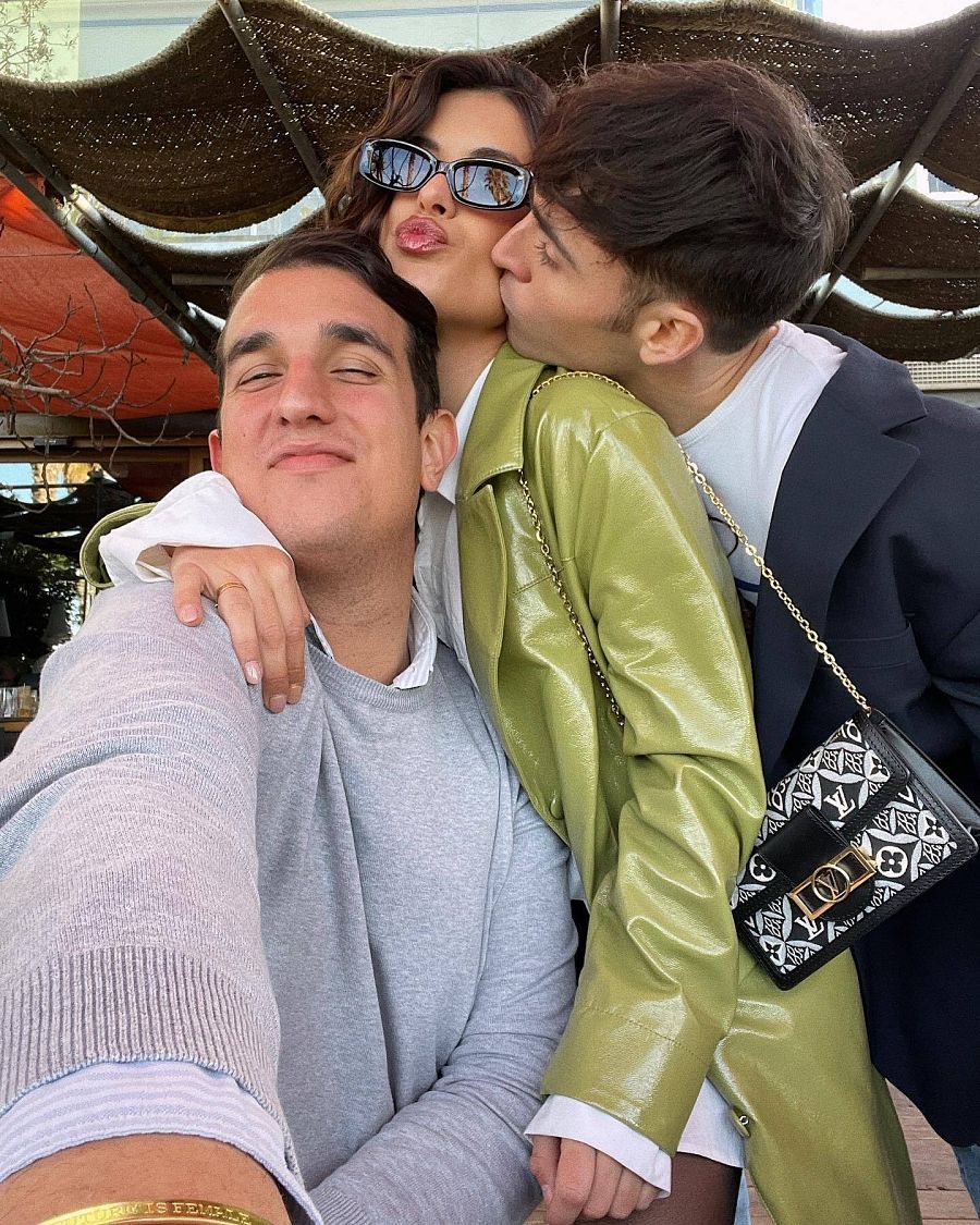 Dulceida junto a David Muñoz Campillo y Luc Loren