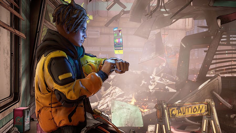 Octavio es el buscavidas simpático de New Tales from the Borderlands y tiene un ECHOdex de última generación lleno de aplicaciones del mercado negro preparado para el hackeo.