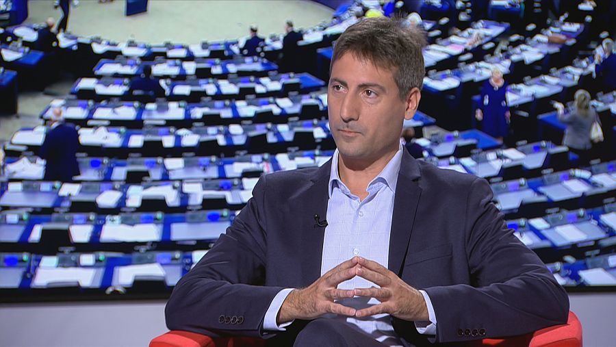 Jordi Solé en un moment de l'entrevista a 'Aquí parlem'