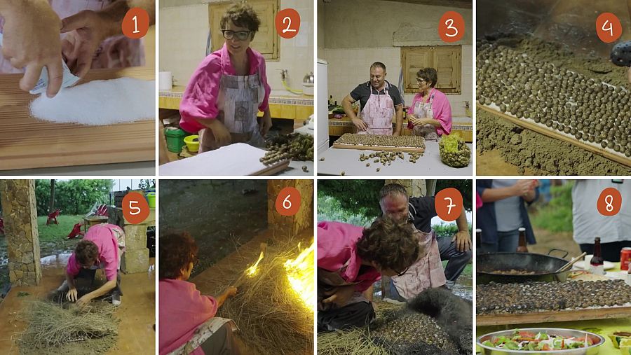 Pas a pas dels caragols a la brutesca | La Recepta Perduda