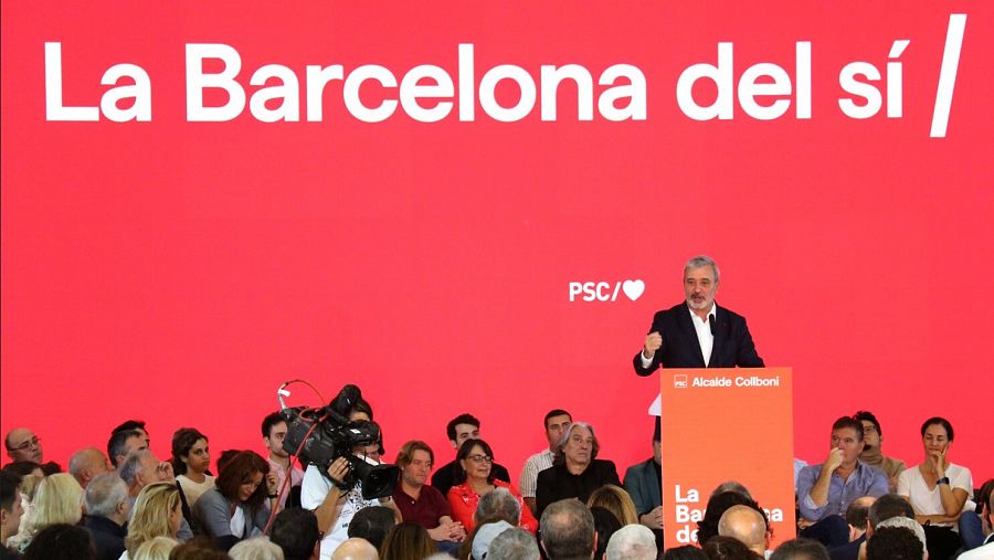 Jaume Collboni intervé en l'acte de proclamació com a candidat per Barcelona | ACN