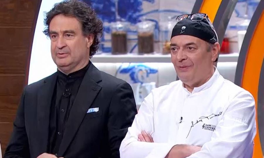 El chef Andrea Tumbarello en Masterchef Celebrity 7