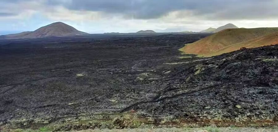 Paisaje de la isla de Lanzarote.