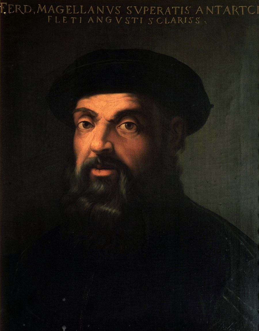 Retrato del navegante portugués Fernando de Magallanes