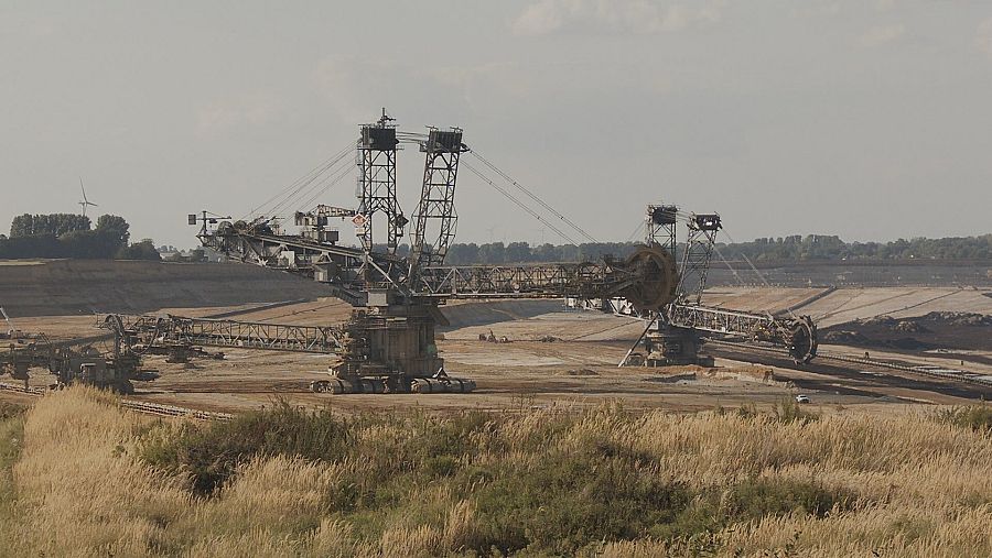 Máquina Bagger en la mina Garzwiler.
