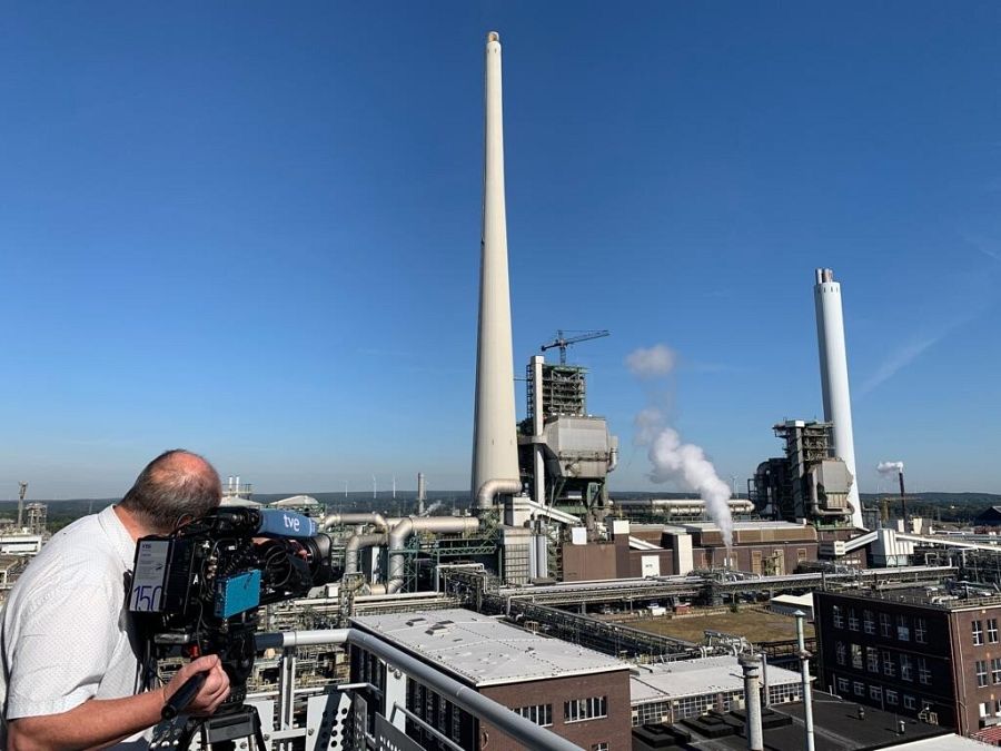 Parque químico de Evonik en Marl.