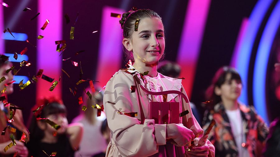 Mariam Bigvava ganó en junio el Ranina 2022, la preselección de Georgia para Eurovisión Junior