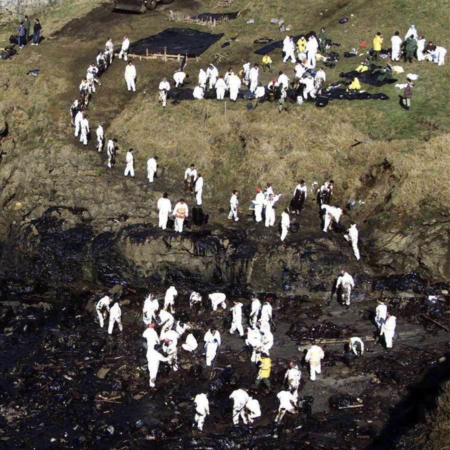 La 'marea blanca' de voluntarios