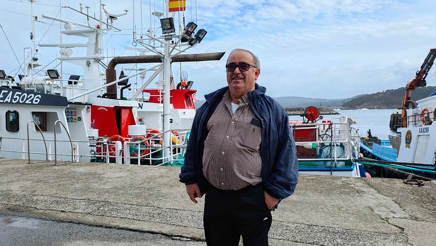 Daniel Castro, patrón mayor de la Cofradía de Pescadores de Muxía.