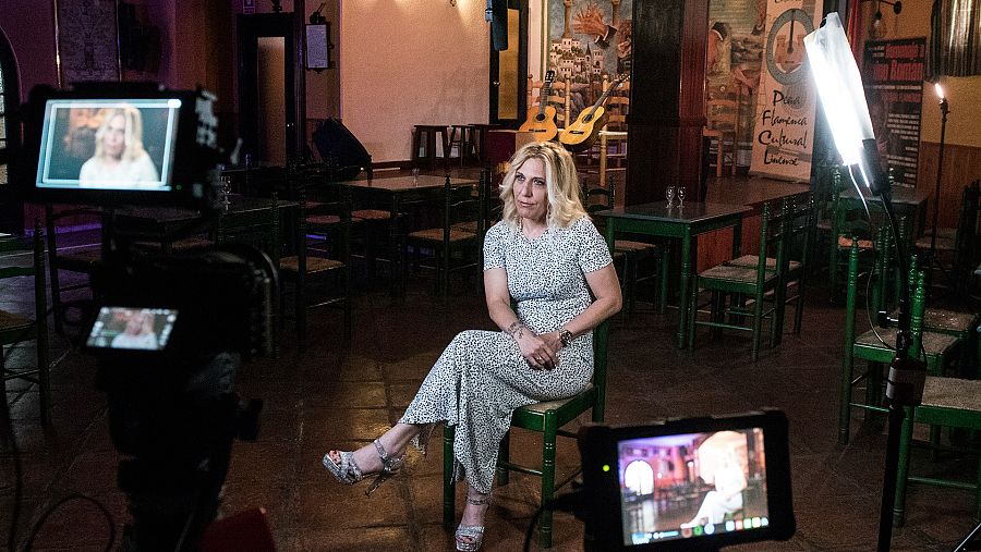 María José Monje Reñaga. hija de Camarón de la isla