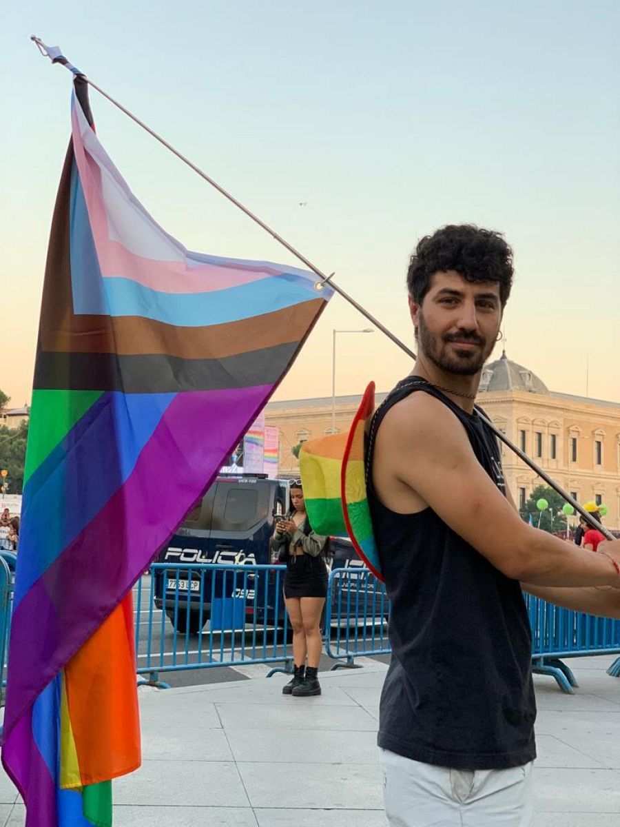 Ramtin Zigorat es activista y trabaja en la organización Rescate en Madrid