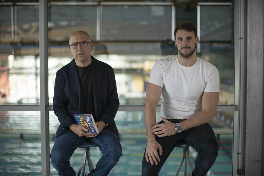 Óscar López con Víctor Gutiérrez