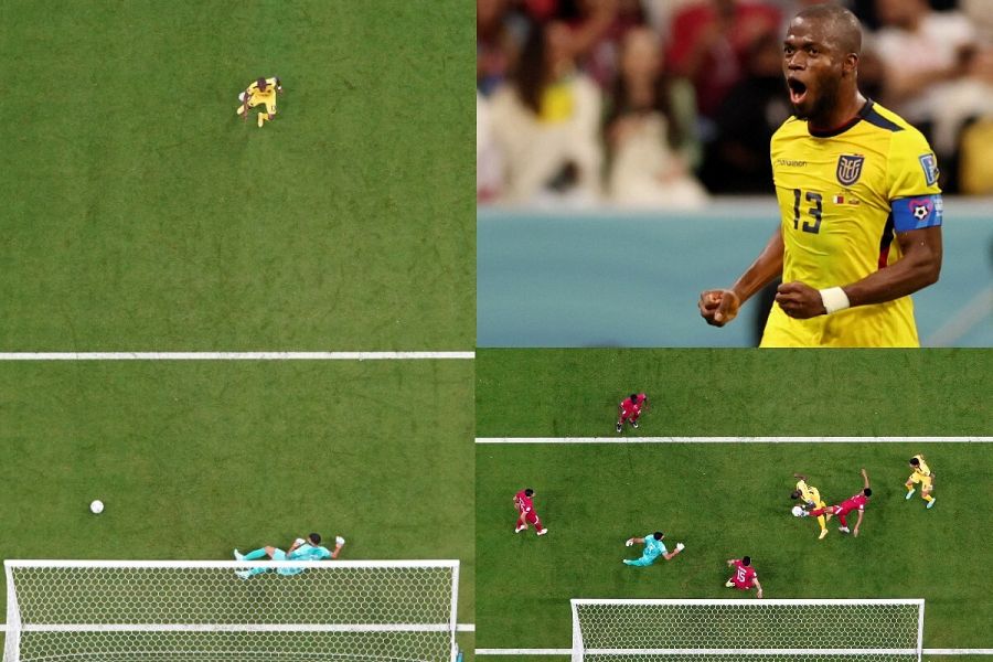 Mundial 2022: Enner Valencia marcó los dos goles del Qatar 0-2 Ecuador