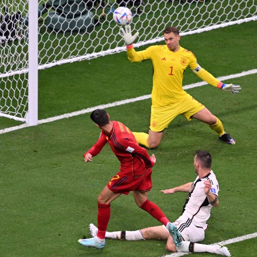 Mundial 2022: Gol de Morata en el partido España-Alemania (1-1)