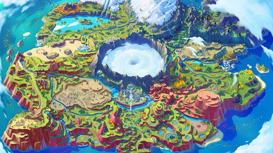 La península de Paldea, la nueva región Pokémon