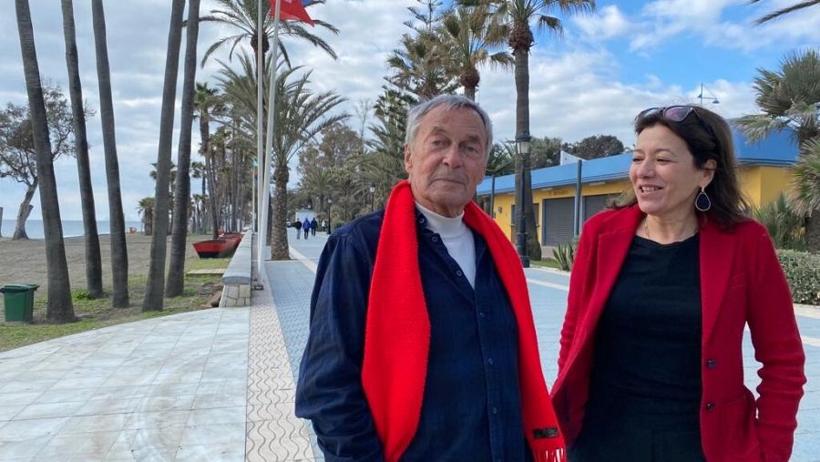 Rubik con Ángela Rodicio