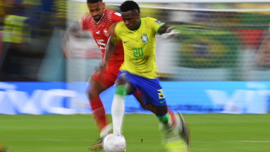 Brasil - Suiza: Vinicius se marcha en velocidad de Sow