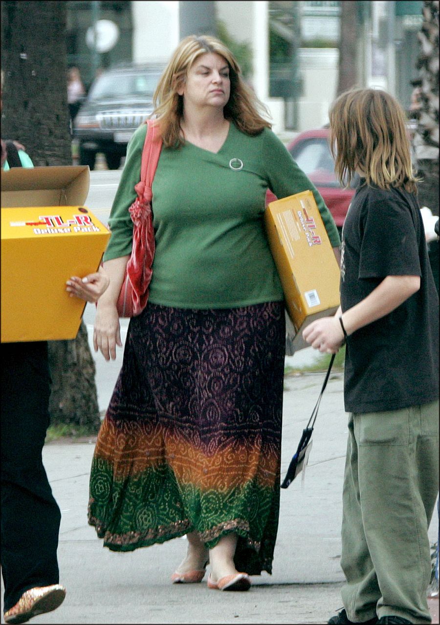 Kirstie Alley llegó a alcanzar los 110 kilos de peso