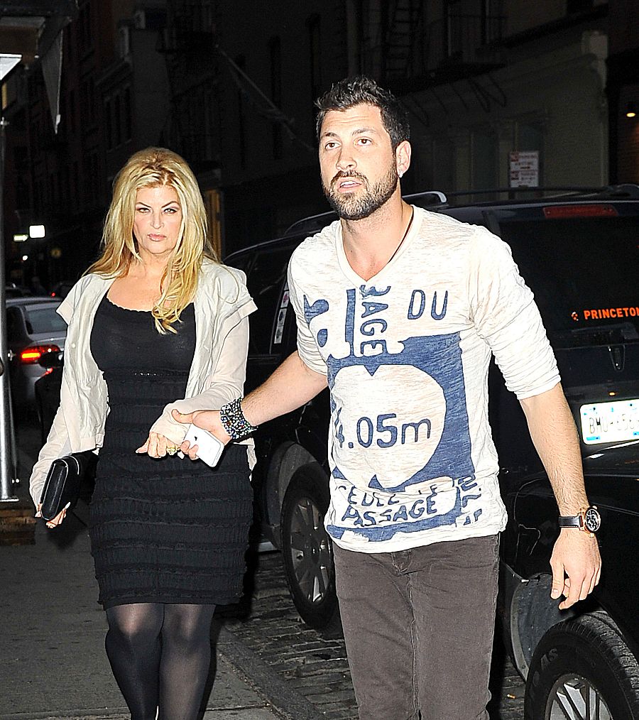 Kristie Alley y Maksim Chmerkovskiy eran pareja de baile en Bailando con las estrellas, aunque se rumoreó que había algo más entre ellos