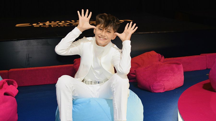 Eurovisión Junior 2022: Carlos Higes en el backstage