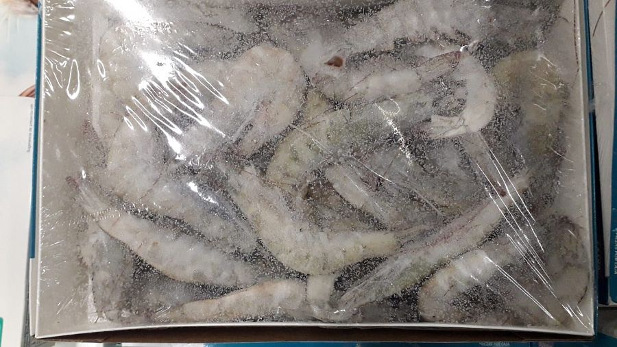 Langostinos congelados a menos de 7 euros el kilo