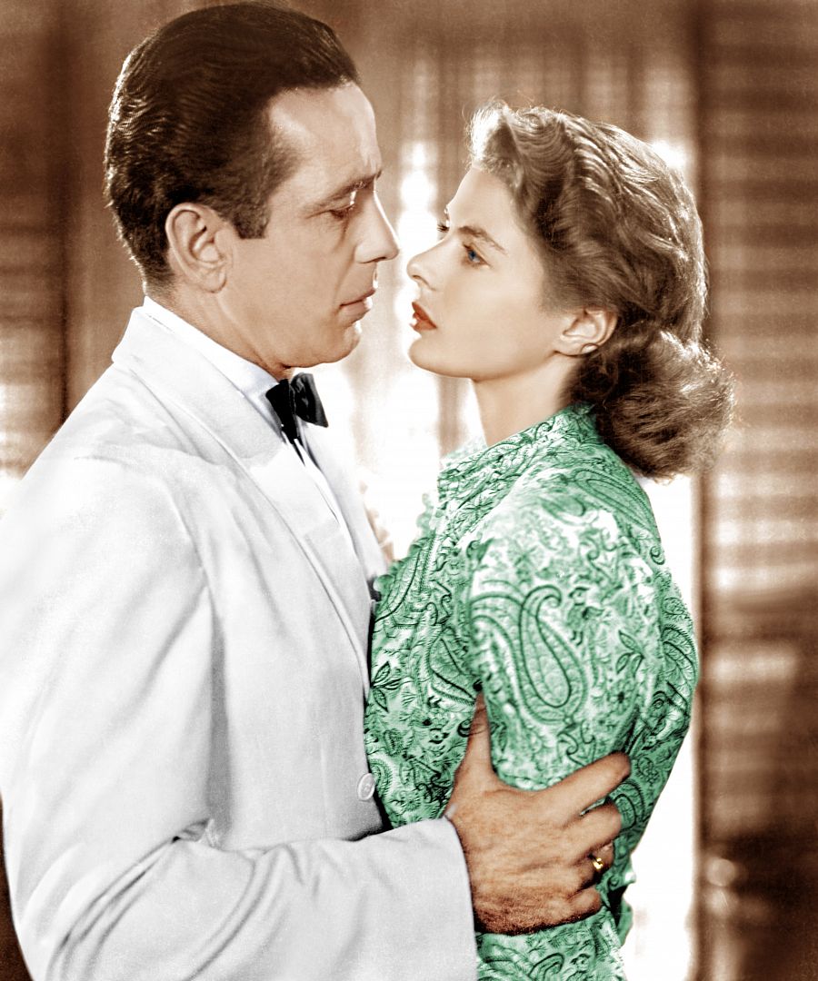 Humphrey Bogart y Ingrid Bergman en 'Casablanca' (1943)