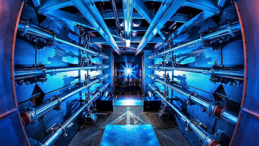 Imagen del Laboratorio Nacional Lawrence Livermore, donde se ha llevado a cabo con éxito la fusión nuclear.