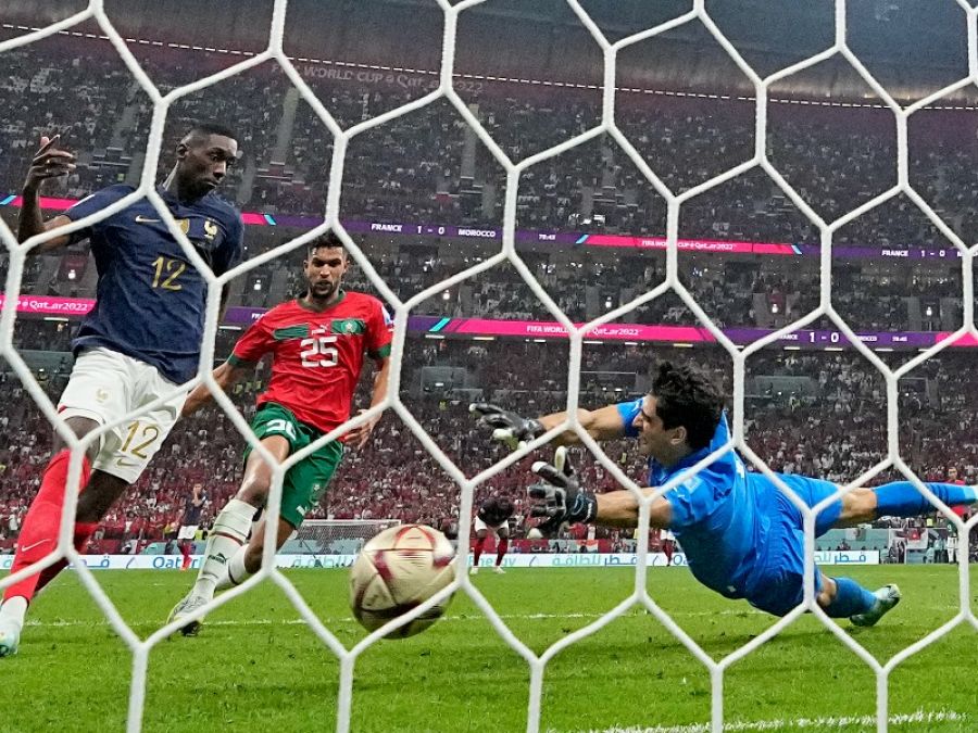 Mundial 2022: Muani marca el 2-0 para Francia en la semifinal del Mundial de Qatar