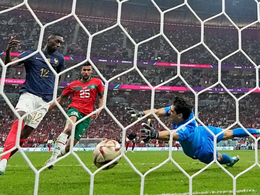 Mundial 2022: Muani marca el 2-0 para Francia en la semifinal del Mundial de Qatar