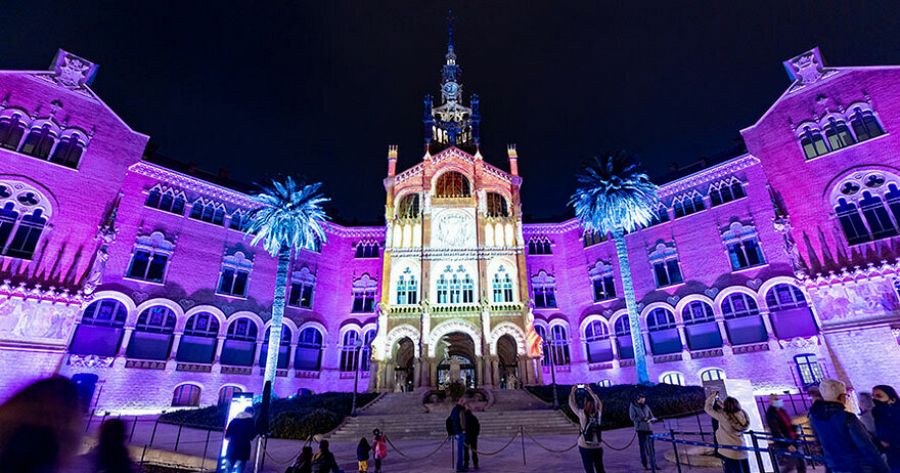 Llums de Nadal a Sant Pau