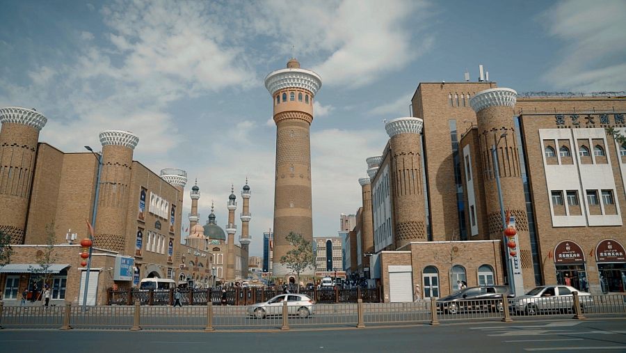 El Gran Bazar de la capital de Xinjiang, Ürümqi.