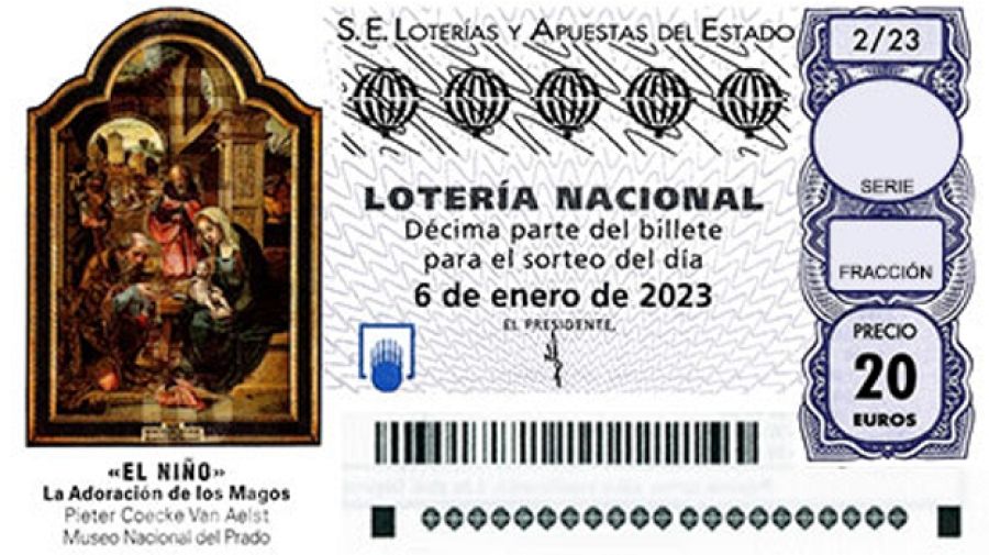 Lotería del Niño 2023: así es el décimo del sorteo de este año