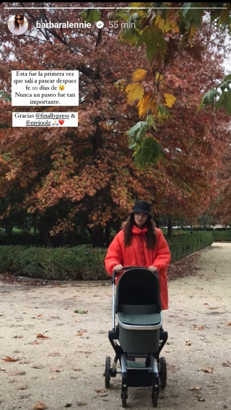 Historia de Instagram de Bárbara Lennie