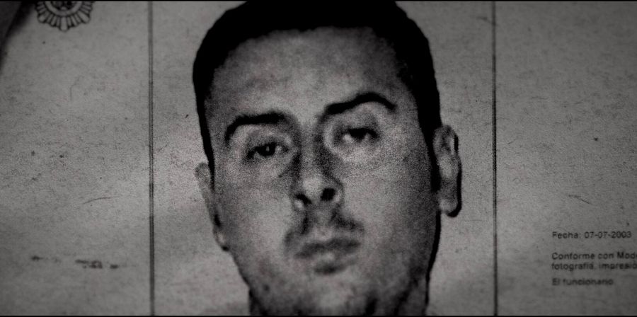 Foto policial del Asesino de la baraja