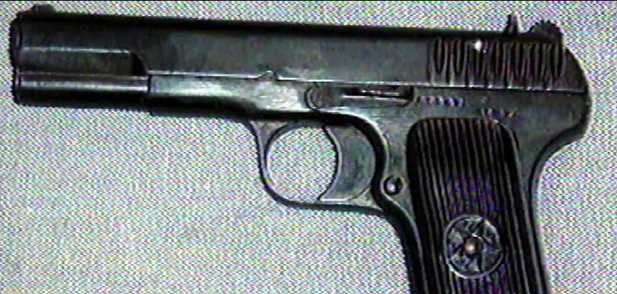 Pistola Tokarev procedente de los países del este.