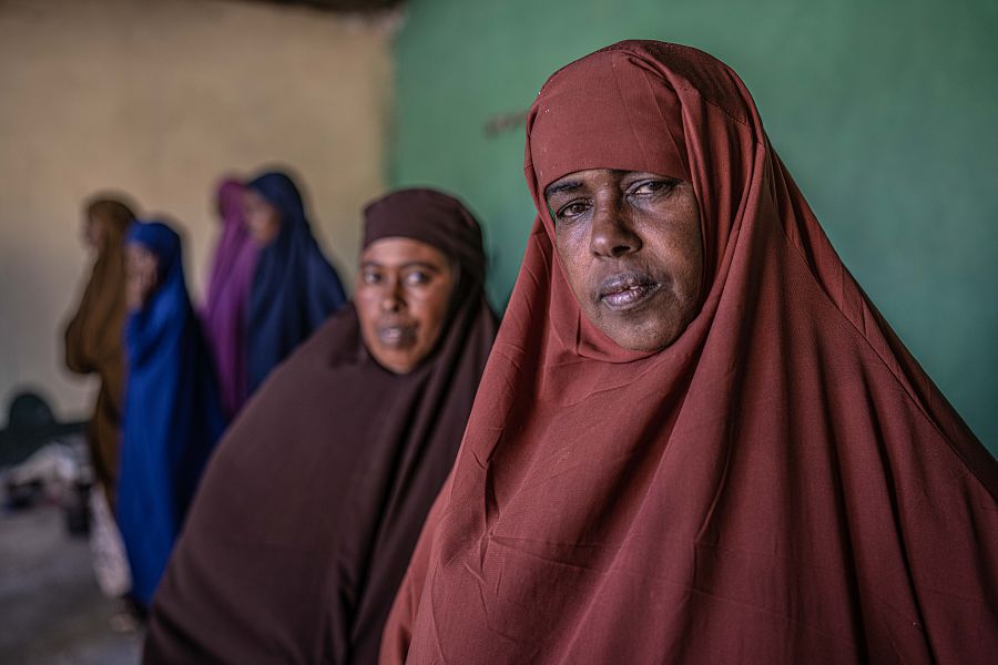 Fardisa y Zeinab dos panaderas en un mercadillo en Somalia